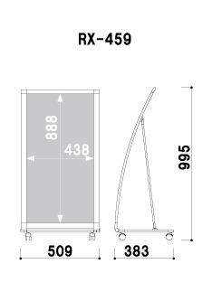 RX-459看板　寸法